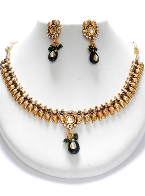 Polki Necklace Set